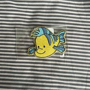 Stoney Clover Lane Flounder Disney Patch NWT